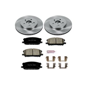 Lexus RX330 Brake Kit - Front - PowerStop - OE Stock Replacement Z17 Evolution Plus Ceramic Pads + Autospecialty Rotors - `04-`06