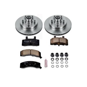 Chevrolet Tahoe Brake Kit - Front - PowerStop - Z17 Evolution Plus Ceramic Pads + Autospecialty Rotors - `98-`00