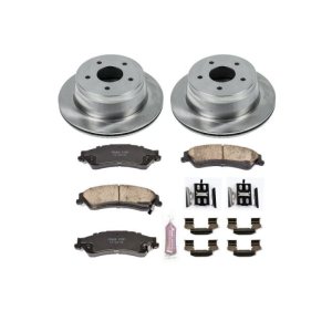 Chevrolet Blazer Brake Kit - Rear - PowerStop - Autospecialty Rotors + Z17 Evolution Ceramic Pads - `97-`05
