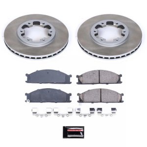 Chevrolet Suburban 1500 Brake Kit - Front + Rear - PowerStop - Z17 Evolution Plus Ceramic Pads + Autospecialty Rotors - `00-`06