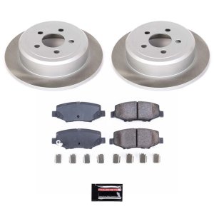 GMC Savana 1500 Brake Kit - Front + Rear - PowerStop - Z17 Evolution Plus Ceramic Pads + Autospecialty Rotors - `03-`08