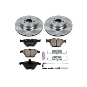 BMW 7 Series Brake Kit - Front - PowerStop - Autospecialty Rotors + Z17 Evolution Plus Ceramic Pads - `02-`05