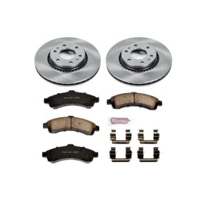 Buick Rainier Brake Kit - Front - PowerStop - Autospecialty Rotors + Z17 Evolution Plus Ceramic Pads - `04-`05