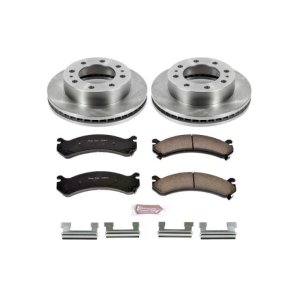 Chevrolet Avalanche 2500 Brake Kit - Front - PowerStop - Autospecialty Rotors + Z17 Evolution Plus Ceramic Pads - `02-`04