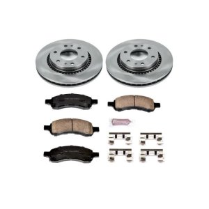 Buick Rainier Brake Kit - Front - PowerStop - Z17 Evolution Plus Ceramic Pads + Autospecialty Rotors - `06-`07