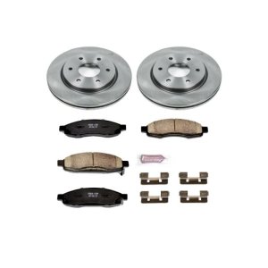 Infiniti QX56 Brake Kit - Front - PowerStop - Z17 Evolution Plus Rotors + Z17 Ceramic Pads - `05-`07