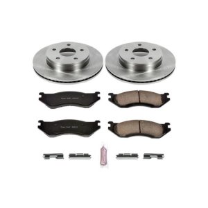 Dodge Ram 1500 Brake Kit - Front - PowerStop - Z17 Stock Replacement Rotors + Z17 Evolution Plus Ceramic Pads - `03-`05