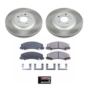 Dodge Dakota Brake Kit - Front + Rear - PowerStop - Z17 Evolution Plus Ceramic Pads + Autospecialty Rotors - `03-`04