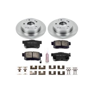 Acura Integra Brake Kit - Rear - PowerStop - Z17 Evolution Plus Ceramic Pads + Autospecialty Rotors - `97-`01