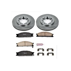 Nissan Frontier Brake Kit - Front - PowerStop - Autospecialty Rotors + Z17 Evolution Plus Ceramic Pads - `99-`04