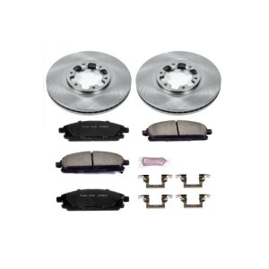 Infiniti QX4 Brake Kit - Front - PowerStop - Z17 Evolution Plus Ceramic Pads + Autospecialty Rotors - `97-`03