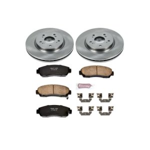 Acura RDX Brake Kit - Front - PowerStop - Autospecialty Rotors + Z17 Evolution Plus Ceramic Pads - `07-`12