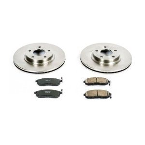 Infiniti I35 Brake Kit - Front - PowerStop - Z17 Evolution Plus Ceramic Pads + Autospecialty Rotors - `02-`04