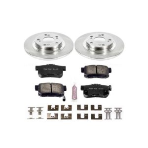 Honda S2000 Brake Kit - Rear - PowerStop - Z17 Evolution Plus Ceramic Pads + Autospecialty Rotors - `00-`09
