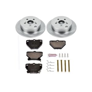 Pontiac Vibe Brake Kit - Rear - PowerStop - Z17 Evolution Plus Ceramic Pads + Autospecialty Rotors - `03-`06