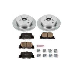 Scion tC Brake Kit - Rear - PowerStop - Z17 Evolution Plus + Autospecialty Rotors - `05-`10