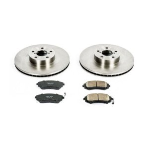 Saab 9-2X Brake Kit - Front - PowerStop - Autospecialty Rotors + Z17 Evolution Plus Ceramic Pads - `05-`06