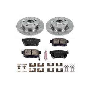 Acura TSX Brake Kit - Rear - PowerStop - Autospecialty Rotors + Z17 Evolution Plus Ceramic Pads - `04-`08