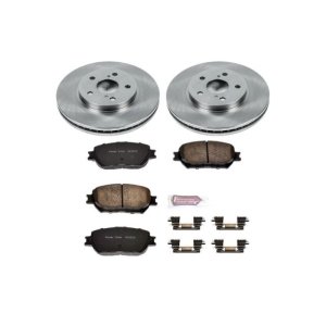 Toyota Camry Brake Kit - Front - PowerStop - Autospecialty Rotors + Z17 Evolution Plus Ceramic Pads - 2002