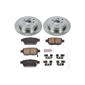 Honda Ridgeline Brake Kit - Rear - PowerStop - Z17 Stock Replacement Rotors + Ceramic Pads - `06-`14