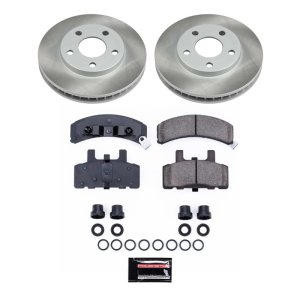 Nissan Murano Brake Kit - Front + Rear - PowerStop - Autospecialty Rotors + Z17 Evolution Plus Ceramic Pads - `03-`11