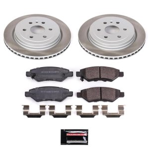Lexus RX300 Brake Kit - Front + Rear - PowerStop - Z17 Evolution Plus Ceramic Pads + Autospecialty Rotors - `02-`03