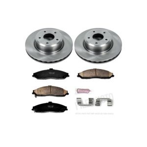 Pontiac GTO Brake Kit - Front - PowerStop - Z17 Evolution Plus Ceramic Pads + Autospecialty Rotors - `05-`06