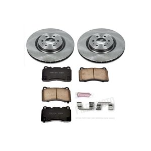 Cadillac CTS Brake Kit - Front - PowerStop - Z17 Evolution Plus Ceramic Pads + Autospecialty Rotors - `04-`07
