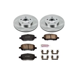 Chevrolet Cobalt Brake Kit - Front - PowerStop - Z17 Evolution Plus Ceramic Pads + Autospecialty Rotors - `07-`10
