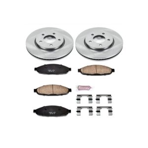 Chrysler Pacifica Brake Kit - Front - PowerStop - Z17 Evolution Plus Ceramic Pads + Autospecialty Rotors - `04-`08