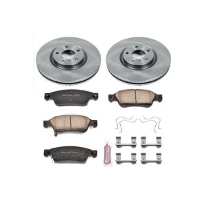 Infiniti G35 Brake Kit - Front - PowerStop - OE Style Rotors + Z17 Evolution Plus Ceramic Pads - `07-`08