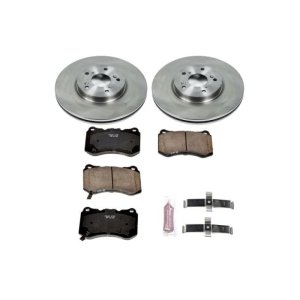 Acura TL Brake Kit - Front - PowerStop - Z17 Evolution Plus Pads + Autospecialty Rotors - `04-`08