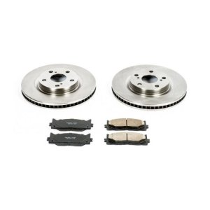 Lexus ES300h Brake Kit - Front - PowerStop - Z17 Evolution Plus Ceramic Pads + Autospecialty Rotors - `13-`18