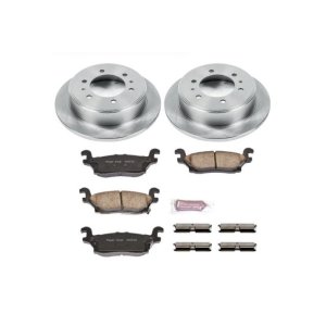 Hummer H3 Brake Kit - Rear - PowerStop - Z17 Evolution Plus Ceramic Pads + Autospecialty Rotors - `06-`10