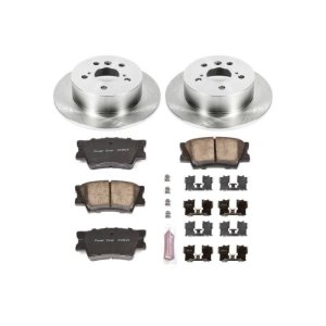 Lexus ES350 Brake Kit - Rear - PowerStop - Autospecialty Rotors + Z17 Evolution Plus Ceramic Pads - `07-`12