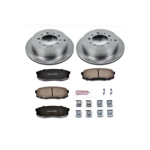 Lexus LX570 Brake Kit - Rear - PowerStop - Autospecialty Rotors + Z17 Evolution Plus Ceramic Pads - `08-`11