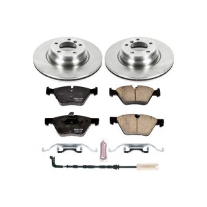 BMW 3 Series Brake Kit - Front - PowerStop - Autospecialty Rotors + Z17 Evolution Plus Ceramic Pads - 2006
