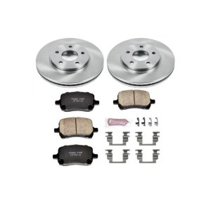 Chevrolet HHR Brake Kit - Front - PowerStop - Z17 Evolution Plus Rotors + Z17 Stock Replacement Ceramic Pads - `06-`07