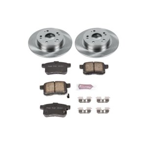 Acura TSX Brake Kit - Rear - PowerStop - Z17 Evolution Plus Ceramic Pads + Autospecialty Rotors - `09-`10