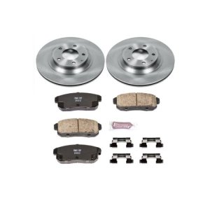 Mazda RX-8 Brake Kit - Rear - PowerStop - Z17 Evolution Plus Ceramic Pads + Autospecialty Rotors - `04-`11