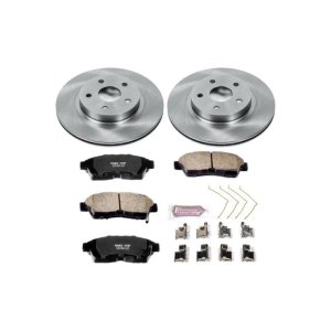 Toyota RAV4 Brake Kit - Front - PowerStop - Z17 Evolution Plus Ceramic Pads + Autospecialty Rotors - `96-`00