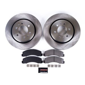 Ford Expedition Brake Kit - Front - PowerStop - Z17 Evolution Plus Ceramic Pads + Autospecialty Rotors - `10-`18 Ford Expedition Brake Kit - Front - PowerStop - Z17 Evolution Plus Ceramic Pads + Autospecialty Rotors - `10-`18