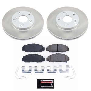 Chevrolet Silverado 1500 HD Brake Kit - Front + Rear - PowerStop - Autospecialty Rotors + Z17 Evolution Plus Ceramic Pads - 2005