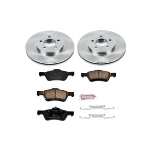 Ford Escape Brake Kit - Front - PowerStop - Autospecialty + Z17 Evolution Plus Pads - `05-`10