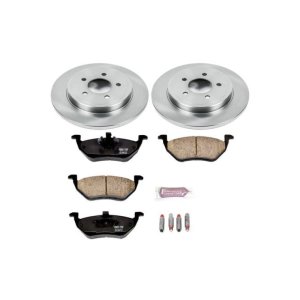Ford Escape Brake Kit - Rear - PowerStop - Z17 Evolution Plus Rotors + Ceramic Pads - `05-`08