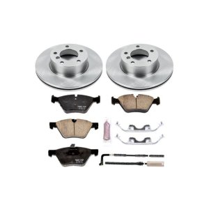 BMW 3 Series Brake Kit - Front - PowerStop - Autospecialty Rotors + Z17 Evolution Plus Ceramic Pads - 2006 BMW 3 Series Brake Kit - Front - PowerStop - Autospecialty Rotors + Z17 Evolution Plus Ceramic Pads - 2006