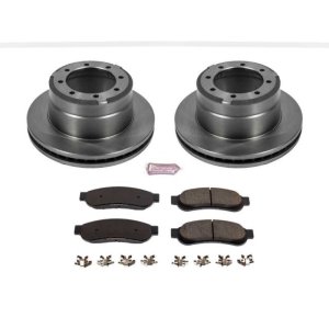 Ford F-350 Super Duty Brake Kit - Rear - PowerStop - Autospecialty Rotors + Z17 Evolution Plus Ceramic Pads - `05-`10