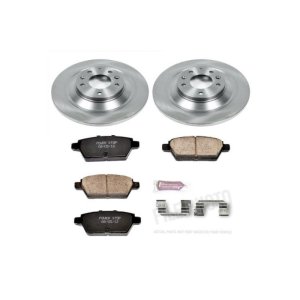 Mazda 6 Brake Kit - Rear - PowerStop - Z17 Stock Replacement Rotors + Z17 Evolution Plus Ceramic Pads - `06-`07