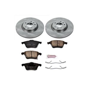 Mazda 6 Brake Kit - Front - PowerStop - Autospecialty Rotors + Z17 Evolution Plus Ceramic Pads - `06-`07
