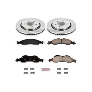Ford Expedition Brake Kit - Front - PowerStop - Autospecialty Rotors + Z17 Evolution Plus Ceramic Pads - `07-`09